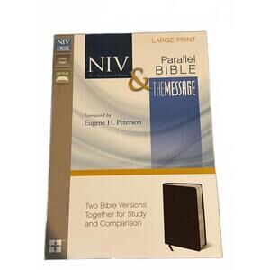 NIV & The Message Parallel Bible Large Print